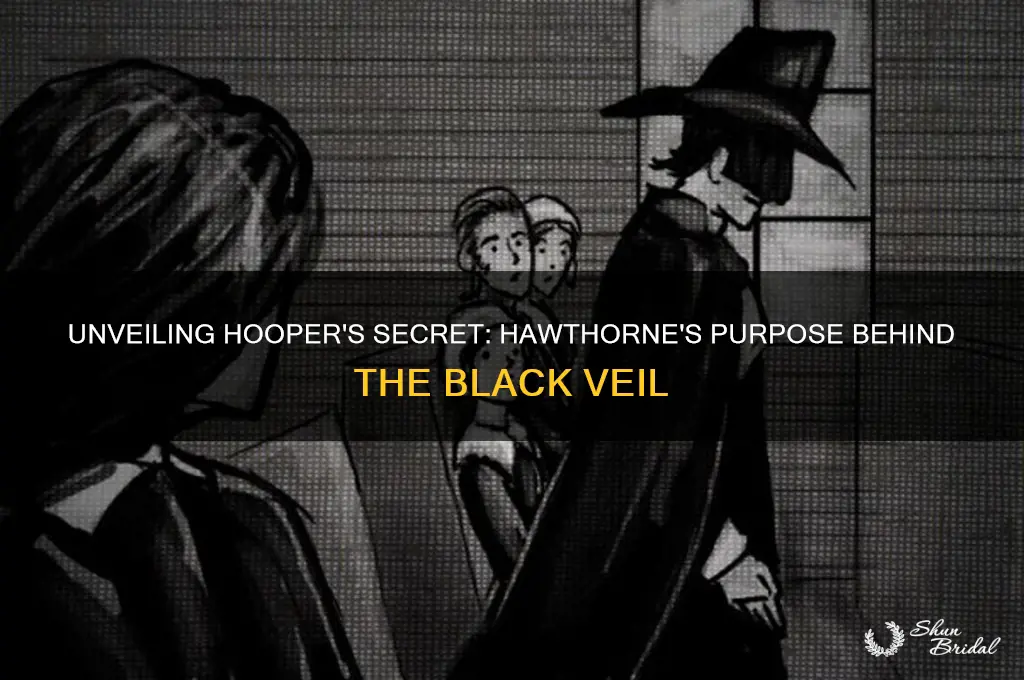 why does hawthorne reveal why hooper wears the veil