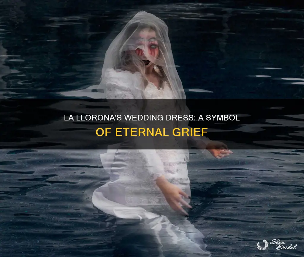 why does la llorona wearing a wedding dress