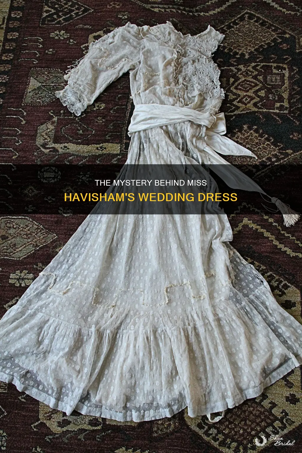 why does miss havisham wear a wedding dress