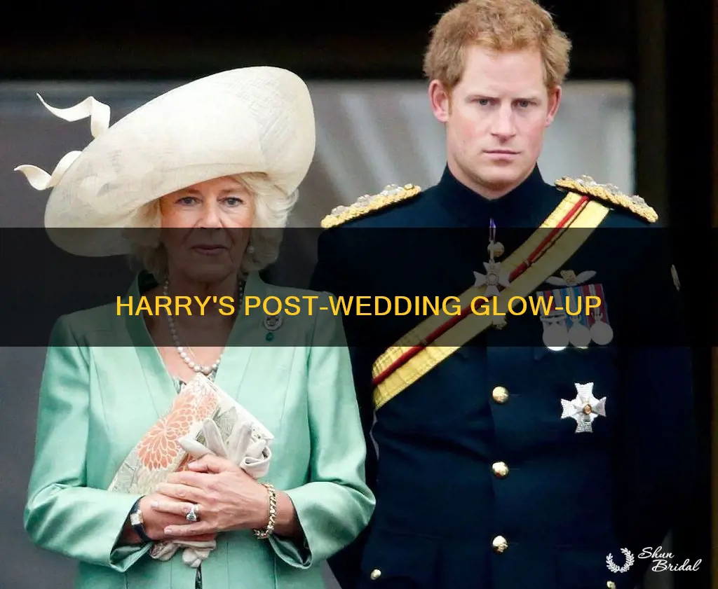 why does prince harry look weird after wedding