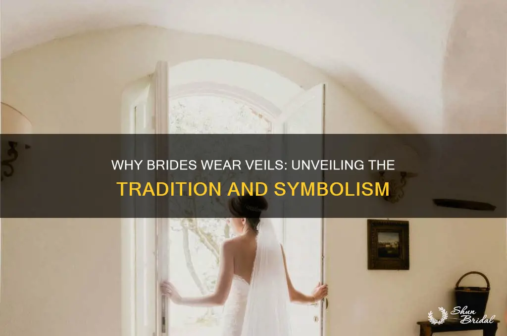 why does the white wear a veil