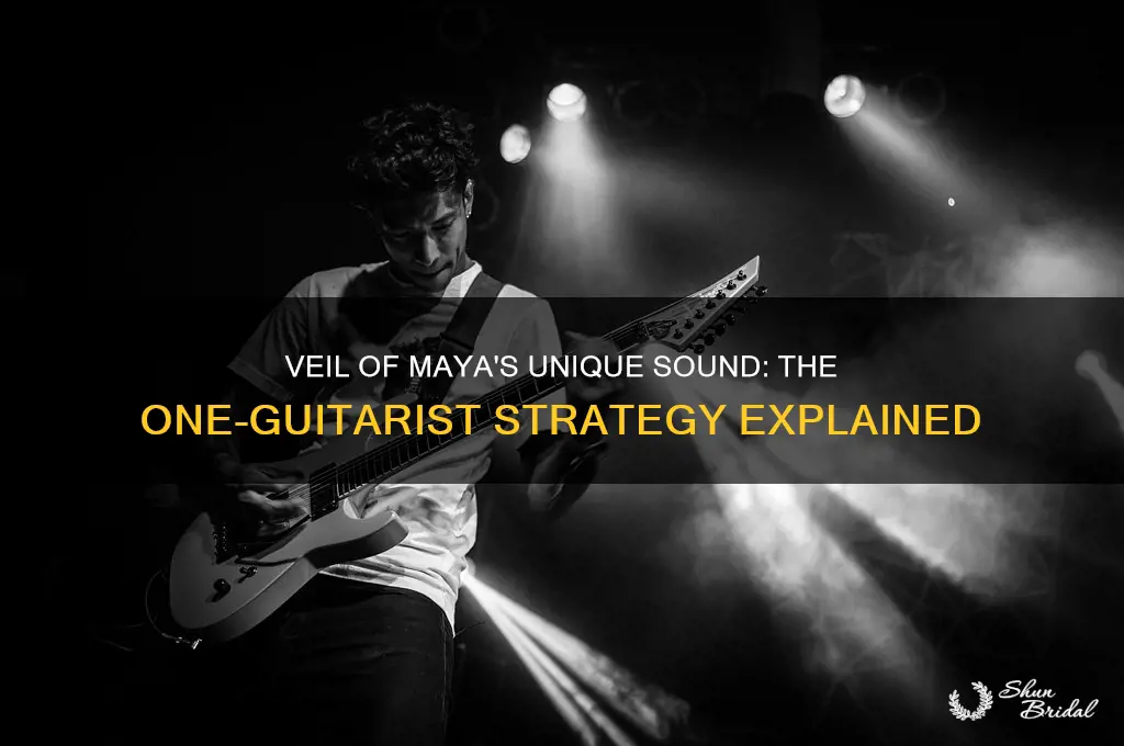 why does veil of maya only have 1 guitarist