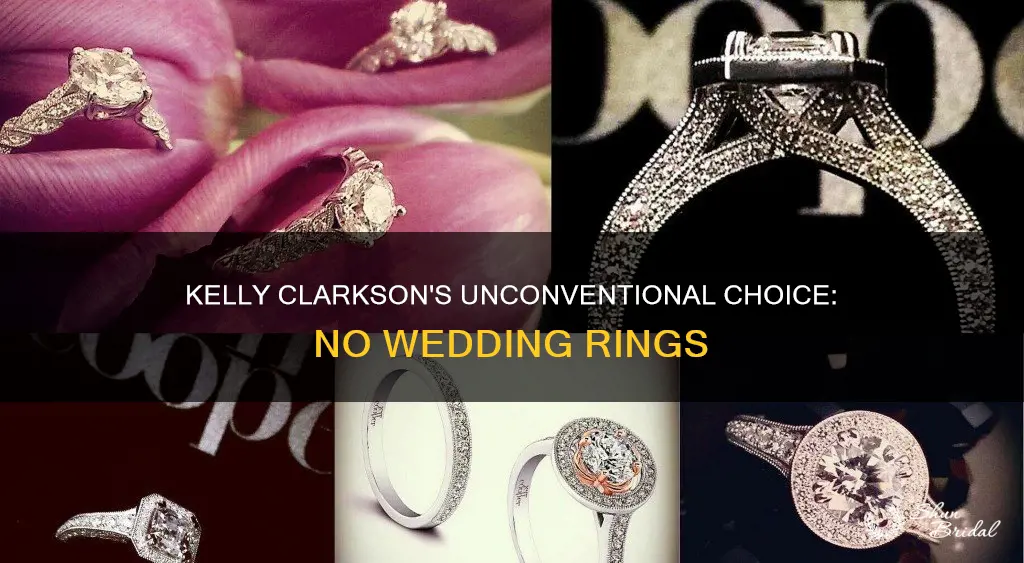 why doesnt kelly clarkson wera wedding rings
