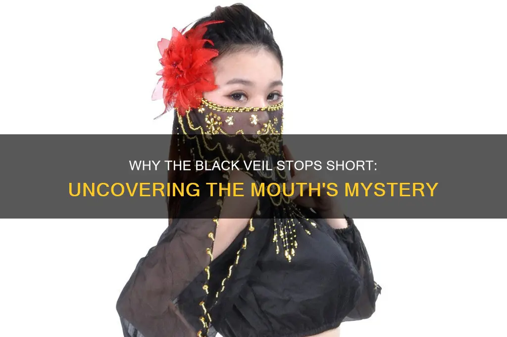 why doesnt the black veil cover the mouth