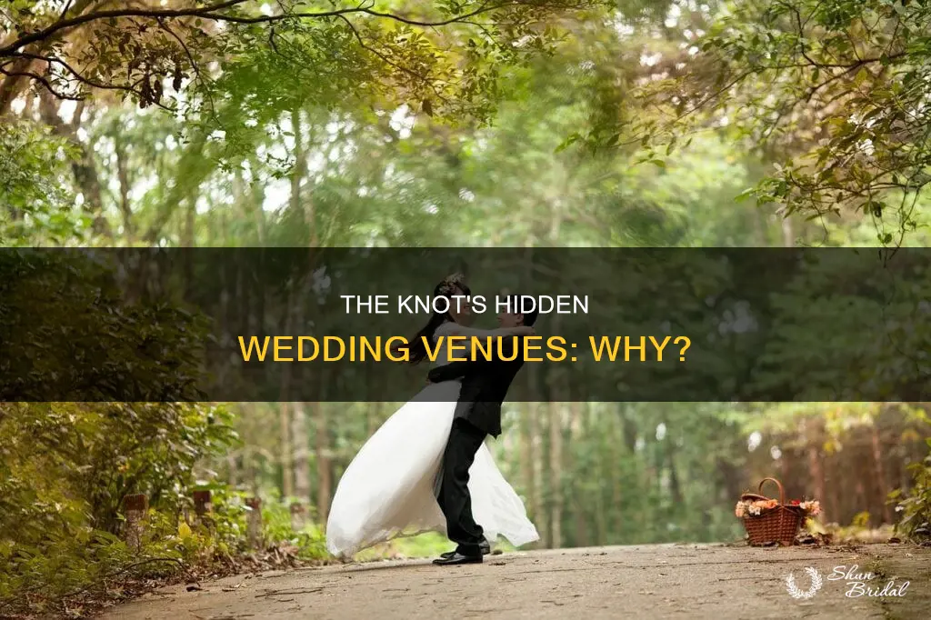 why doesnt the knot show certain wedding venues