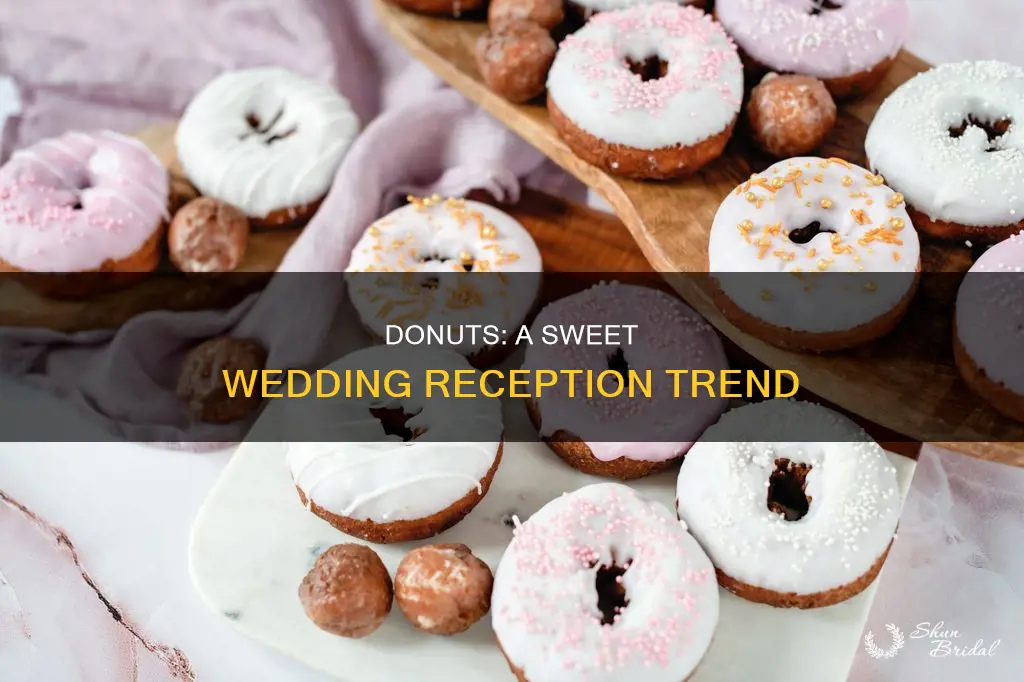 why donuts at wedding reception