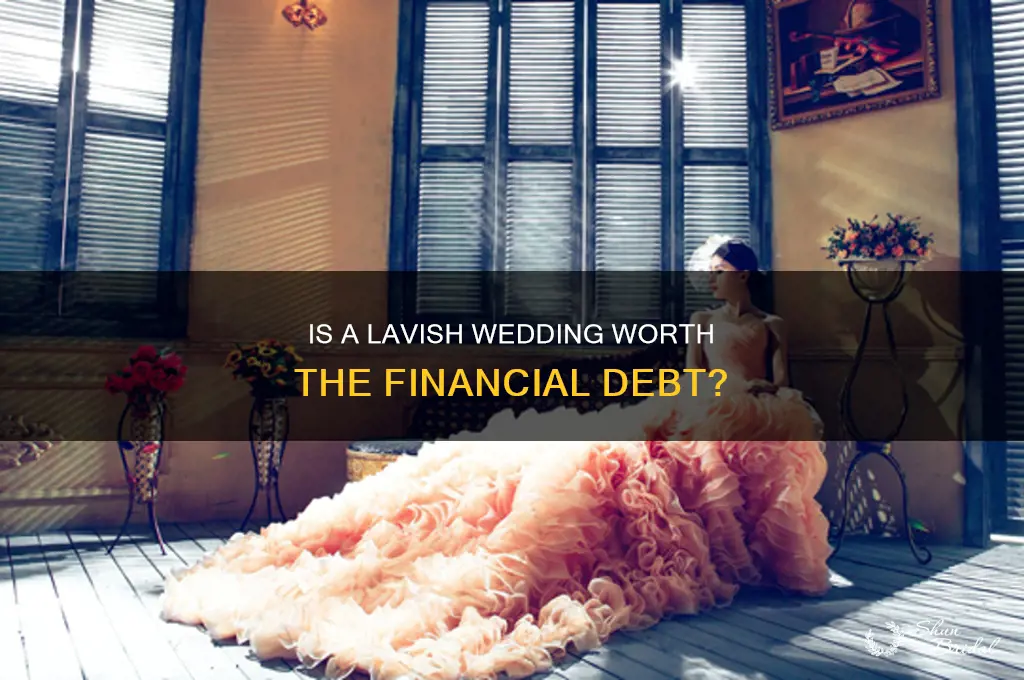 why go into financial debt for a big wedding