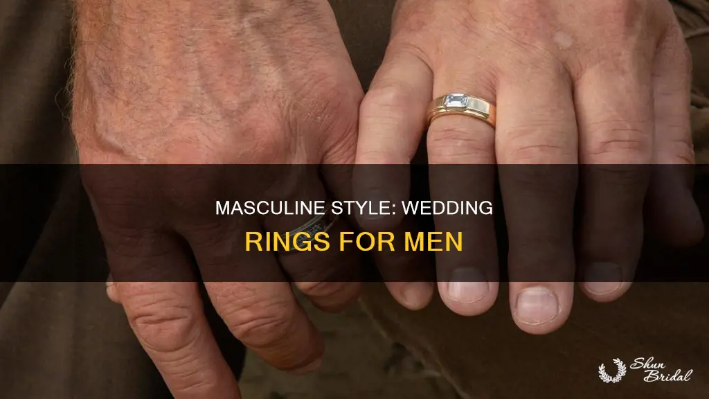 why guy couples have diffeent wedding rings