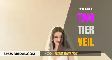 Two-Tier Veils: Elevating Bridal Style with Grace and Versatility