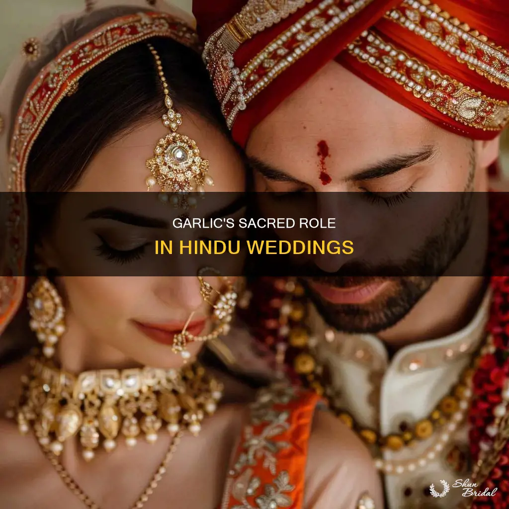 why hindus using garlic in wedding