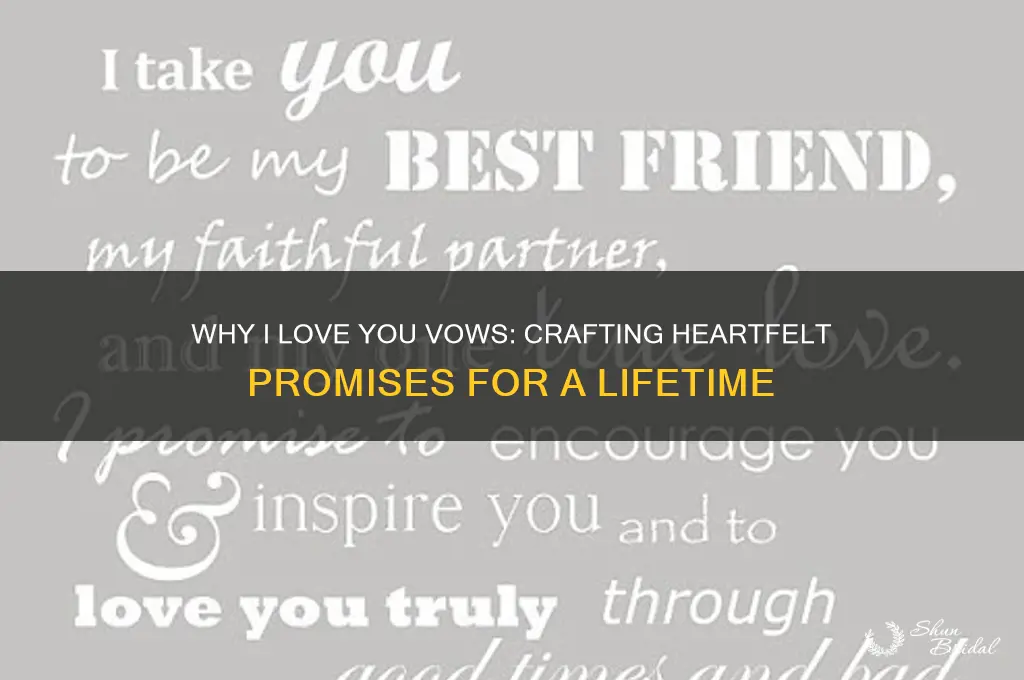 why i love you vows