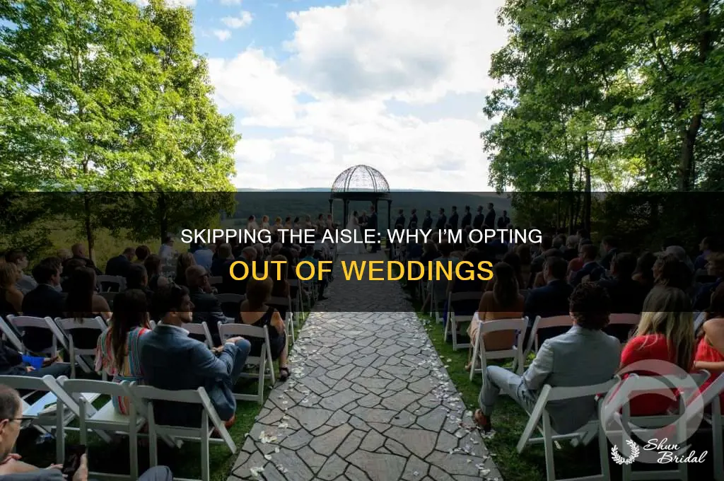 why im not going yo weddings