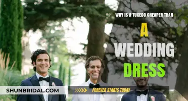 Tuxedos vs Wedding Dresses: Why the Price Difference?