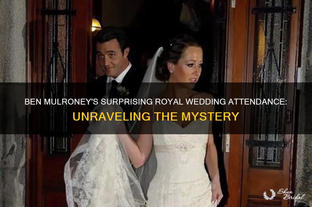 why is ben mulroney sitting at royal wedding