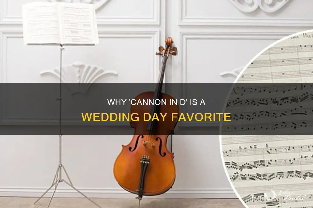 why is cannon in d played at weddings