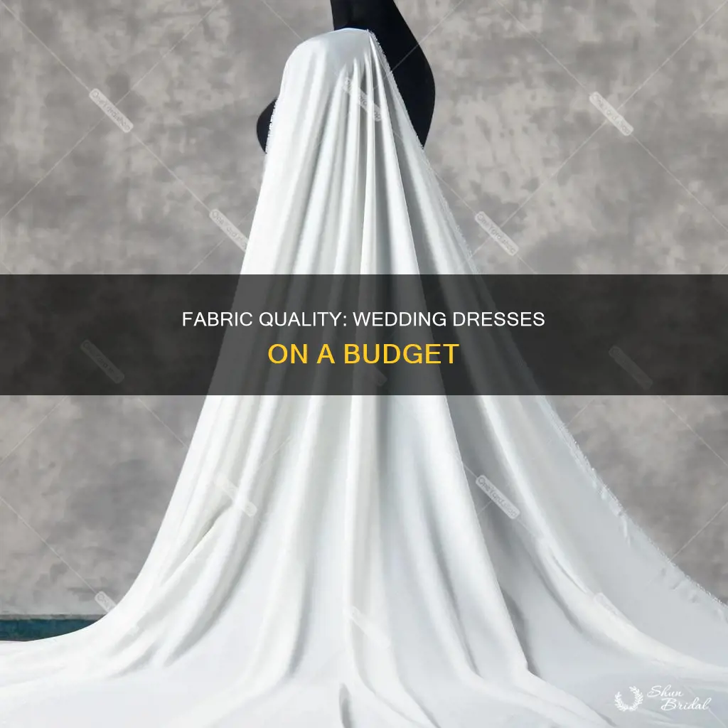 why is cheap fabric in wedding dress