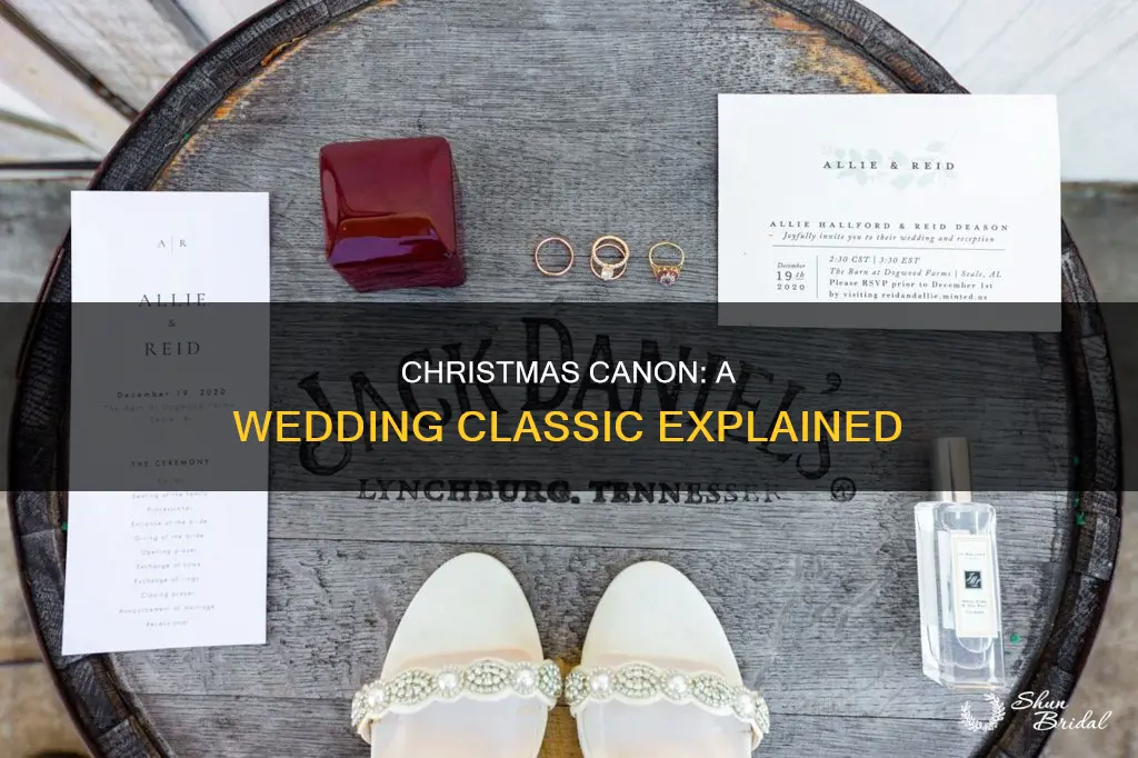 why is christmas canon used at weddings
