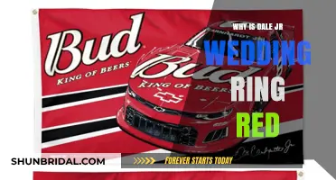 Dale Jr.'s Red Ring: A Unique Wedding Band