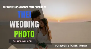 Trending: Profile Pictures Transform to Wedding Photos