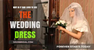 Superstition: Wedding Dress Sighting and Bad Luck