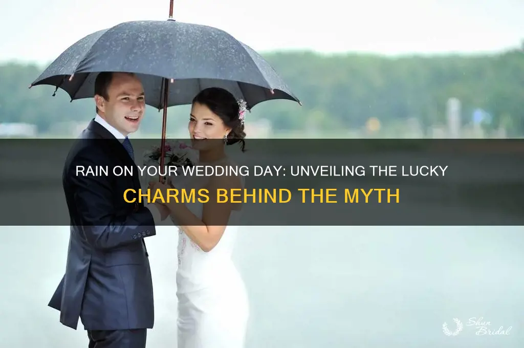 why is it good luck for rain on wedding day