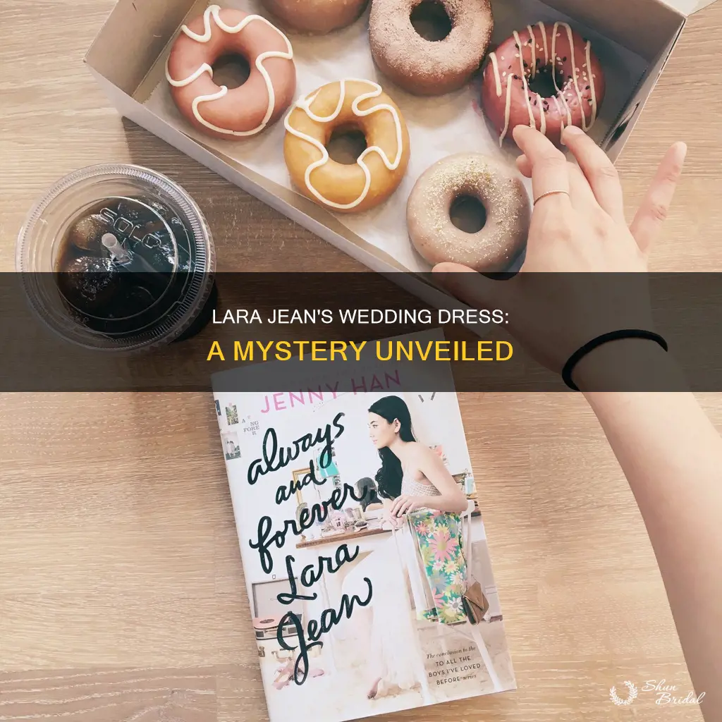 why is lara jean in a wedding dress