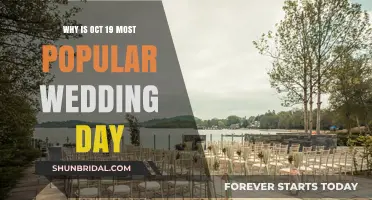 Why October 19th is the Most Popular Wedding Day
