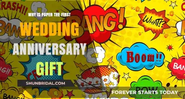 Paper's Symbolic Strength: Unveiling the First Wedding Anniversary Gift Tradition
