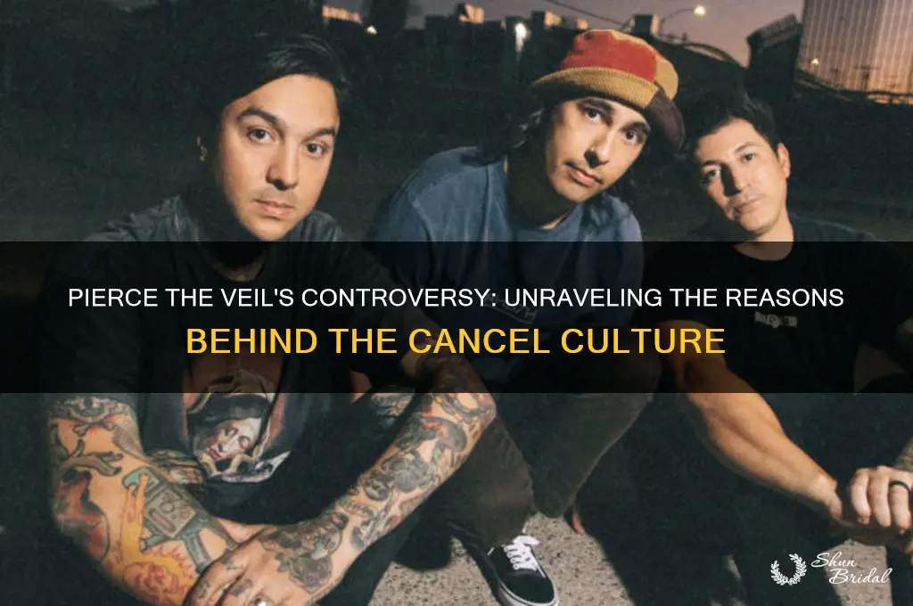 why is pierce the veil cancelled