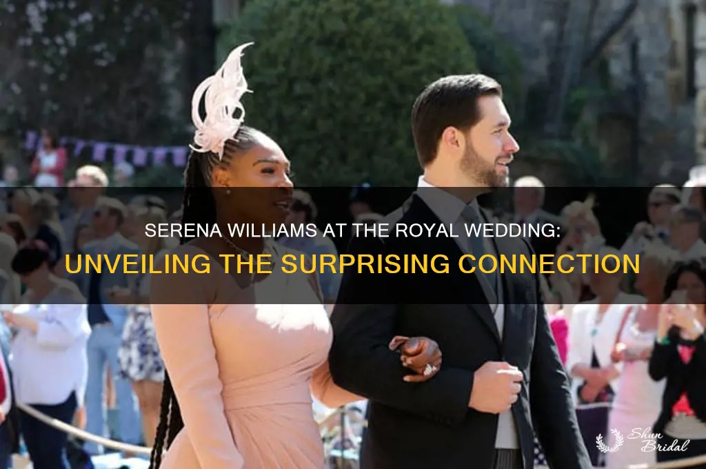 why is serena shown at the royal wedding