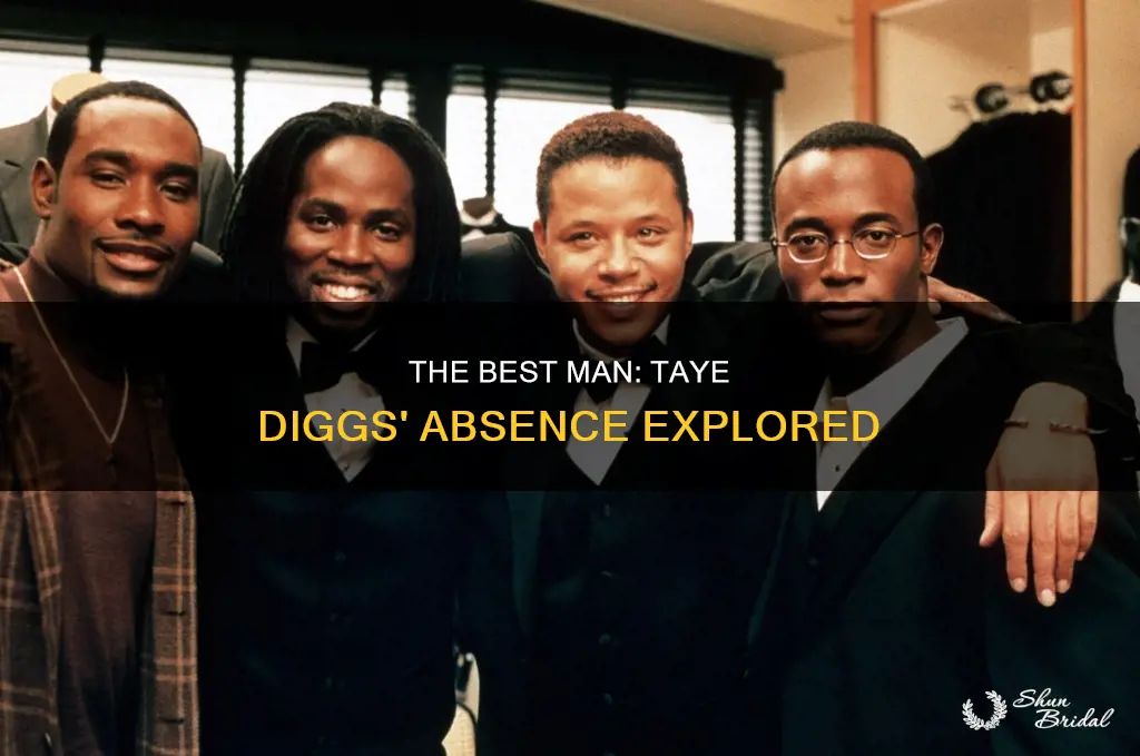 why is taye diggs missing from the best man