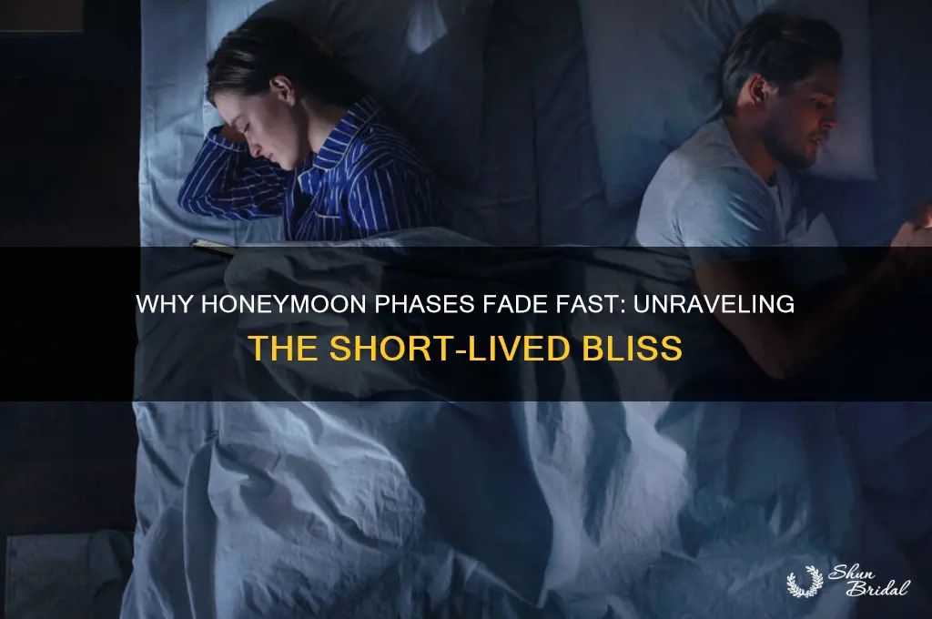 why is the honeymoon phase so short