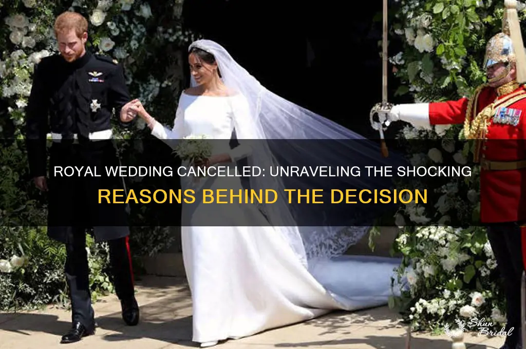 why is the royal wedding off