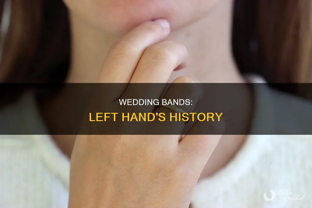 why is the wedding band worn on the left hand