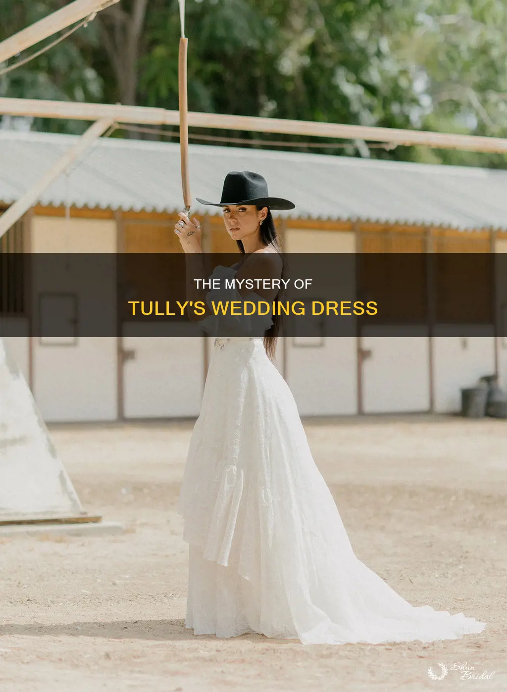 why is tully in a wedding dress