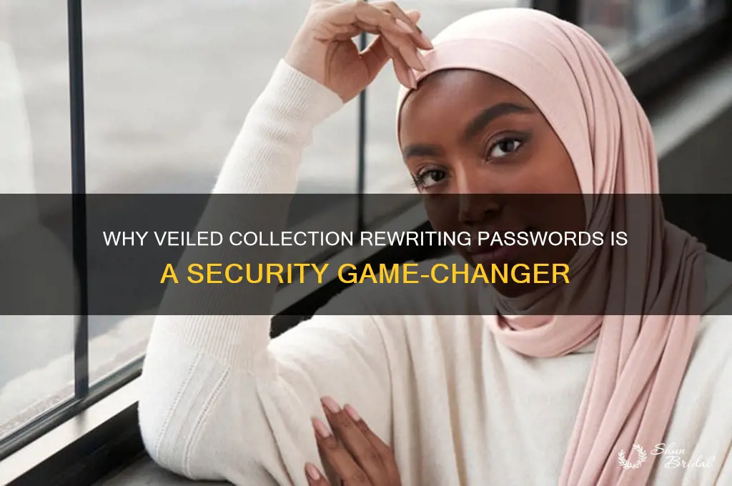 why is veiled collection rewuriing password