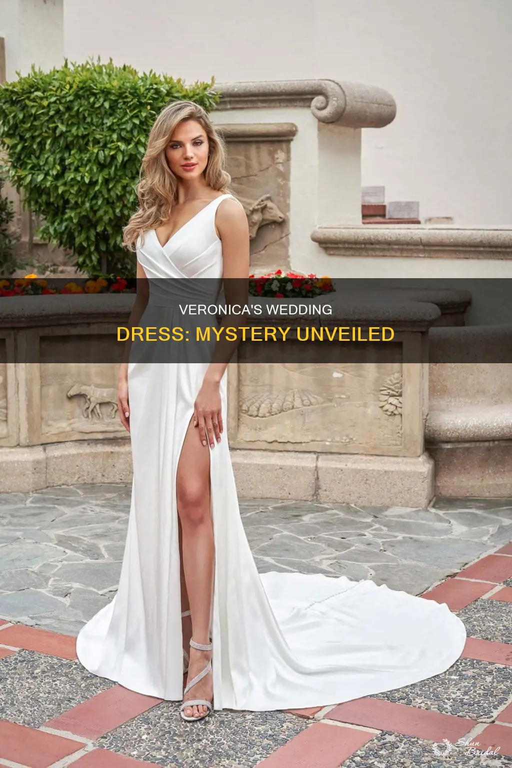 why is veronica wearing a wedding dress