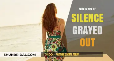 Why Vow of Silence is Grayed Out: Understanding the Issue
