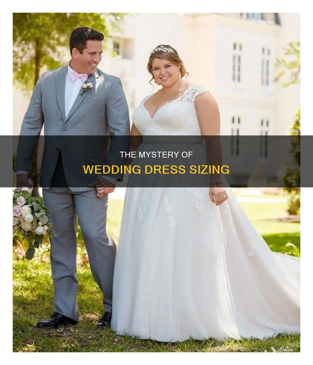 why is wedding dress sizing so weird