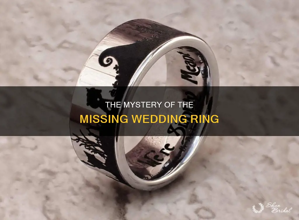 why keep waking up scared wedding ring missing
