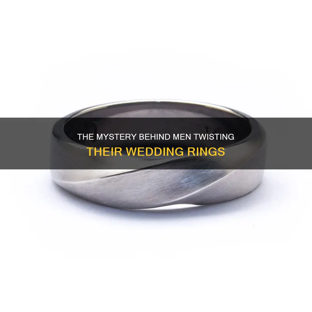 why married men twist wedding ring