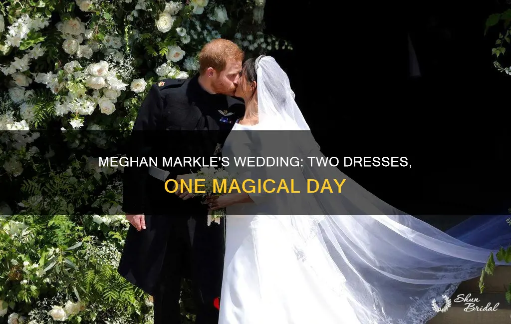why meghan markle had 2 wedding dresses