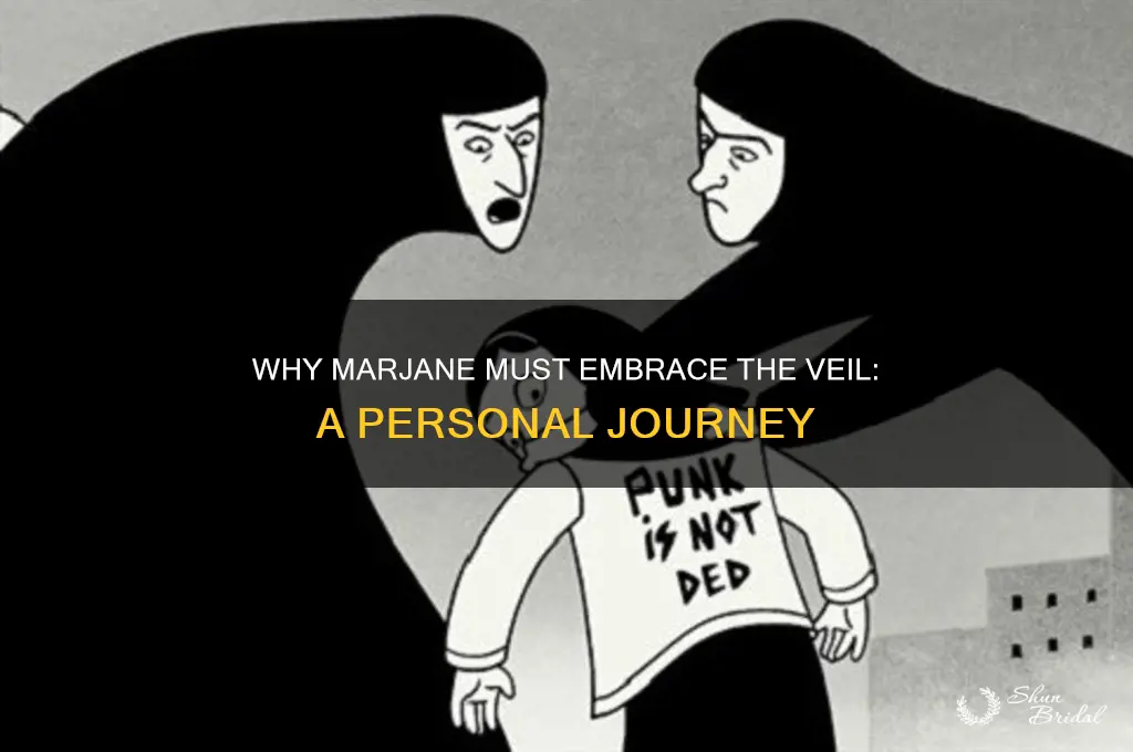 why must marjane start wearing the veil