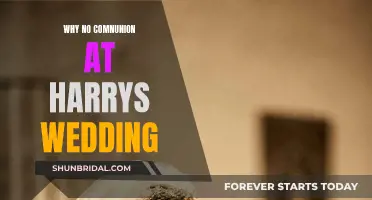 Harry's Wedding: No Communion