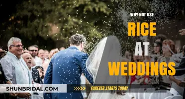 Rice: A Wedding No-No and Why
