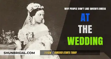 Royal Wedding: Queen's Dress Sparks Controversy