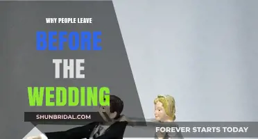 Cold Feet or Clear Mind? Unraveling Why People Leave Before the Wedding