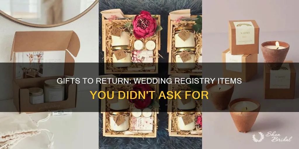 why return items off wedding registry
