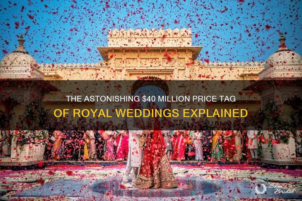 why royal wedding costs 40 million