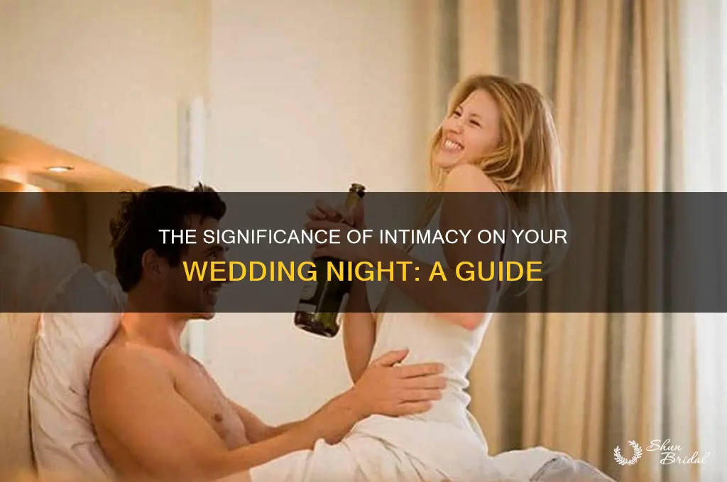 why sex is important on wedding night